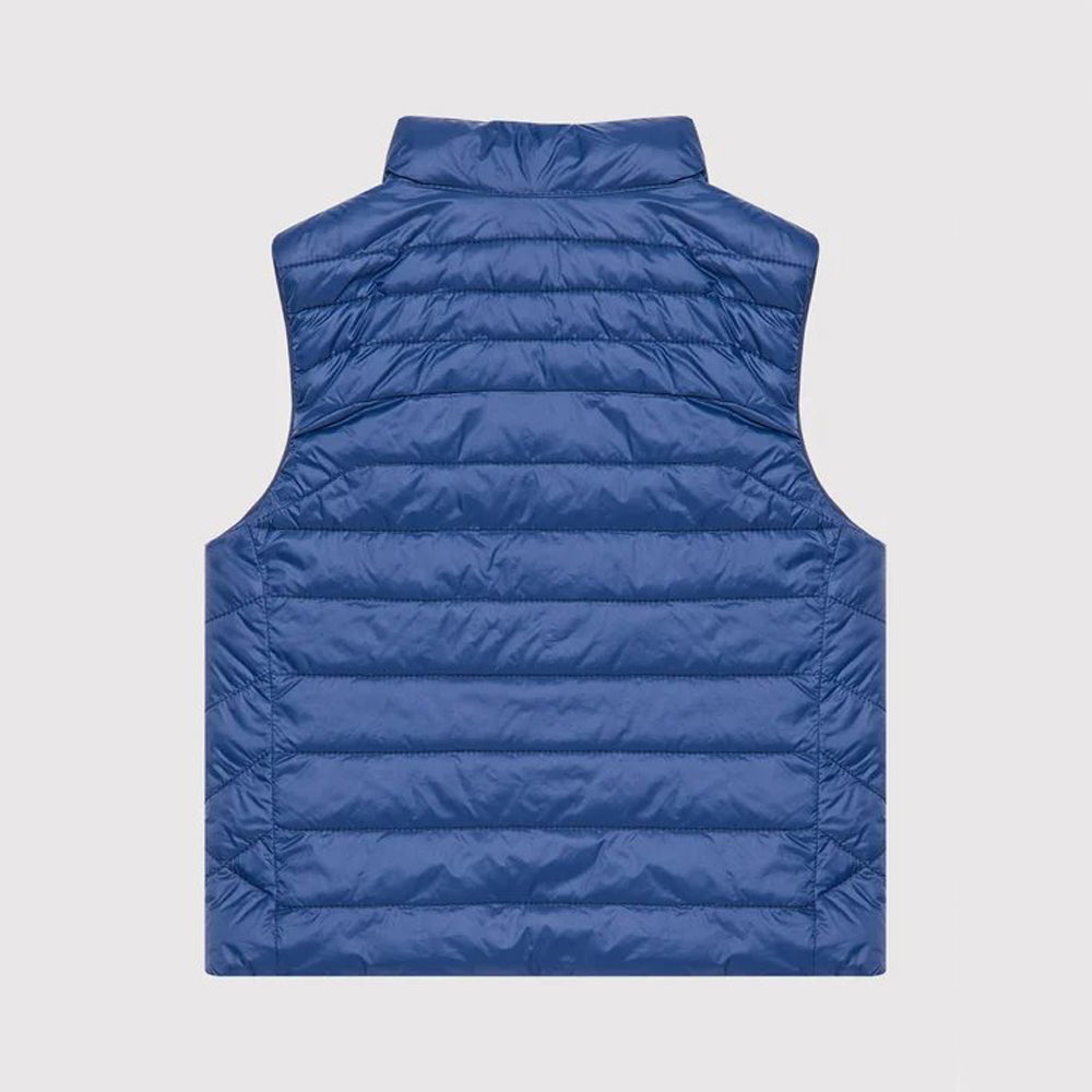 Navy Logo Reversible Vest | Boys