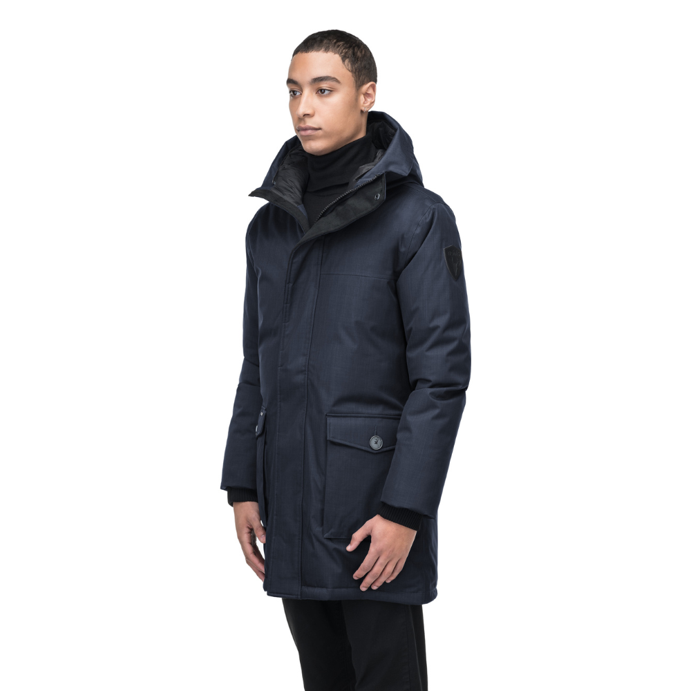 Yves Men's Parka No Fur - Navy