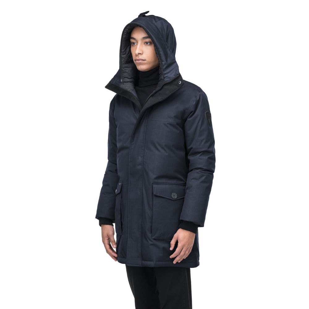 Yves Men's Parka No Fur - Navy